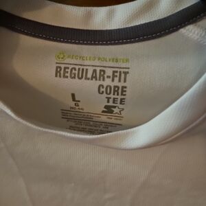 Mens starter shirt sz. Large.white.